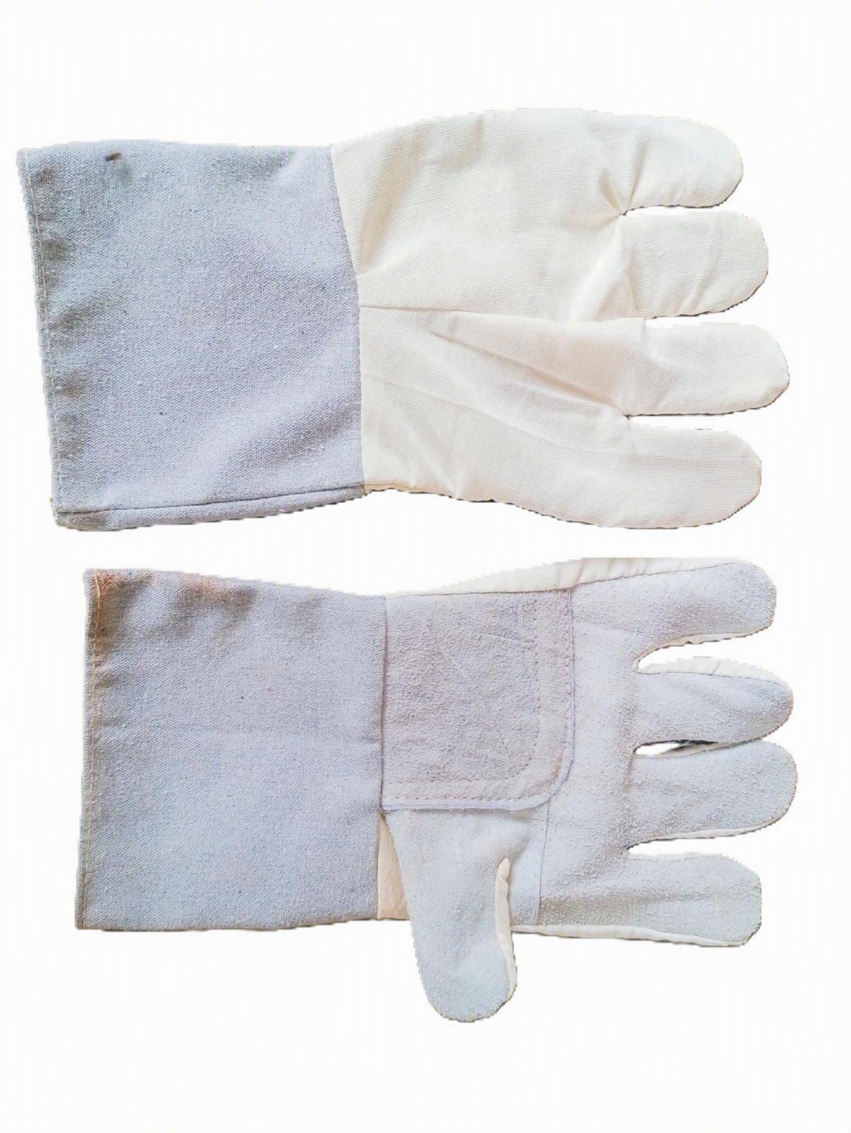 Premium leather welding gloves made from split cow leather for welding, fabrication, foundry and industrial heat protection.